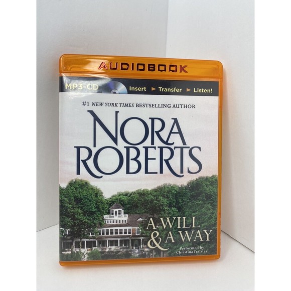 A Will and a Way by Nora Roberts ,CD MP3, Brilliance Audio - Picture 1 of 5